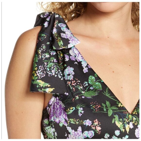 FOXIEDOX Anthropologie NWT $145 Wild Floral Boho Print Cropped Leg Jumpsuit Med - Picture 8 of 13